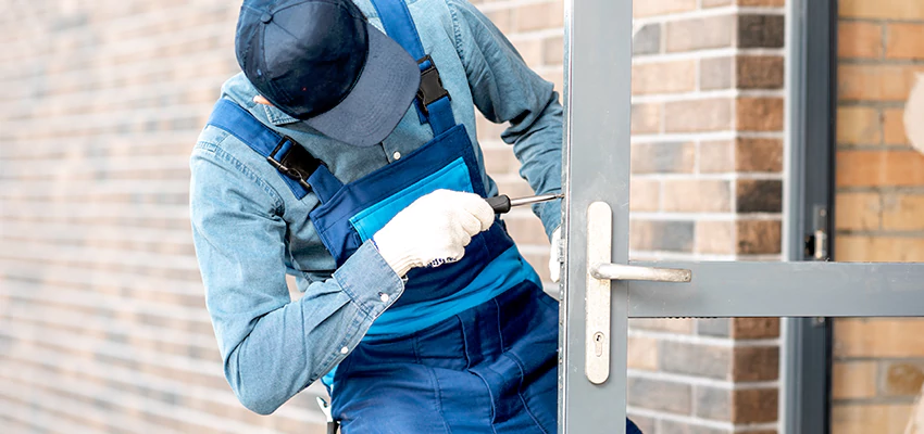 Pivot Storefront Door Locks Installation in Pomona, California